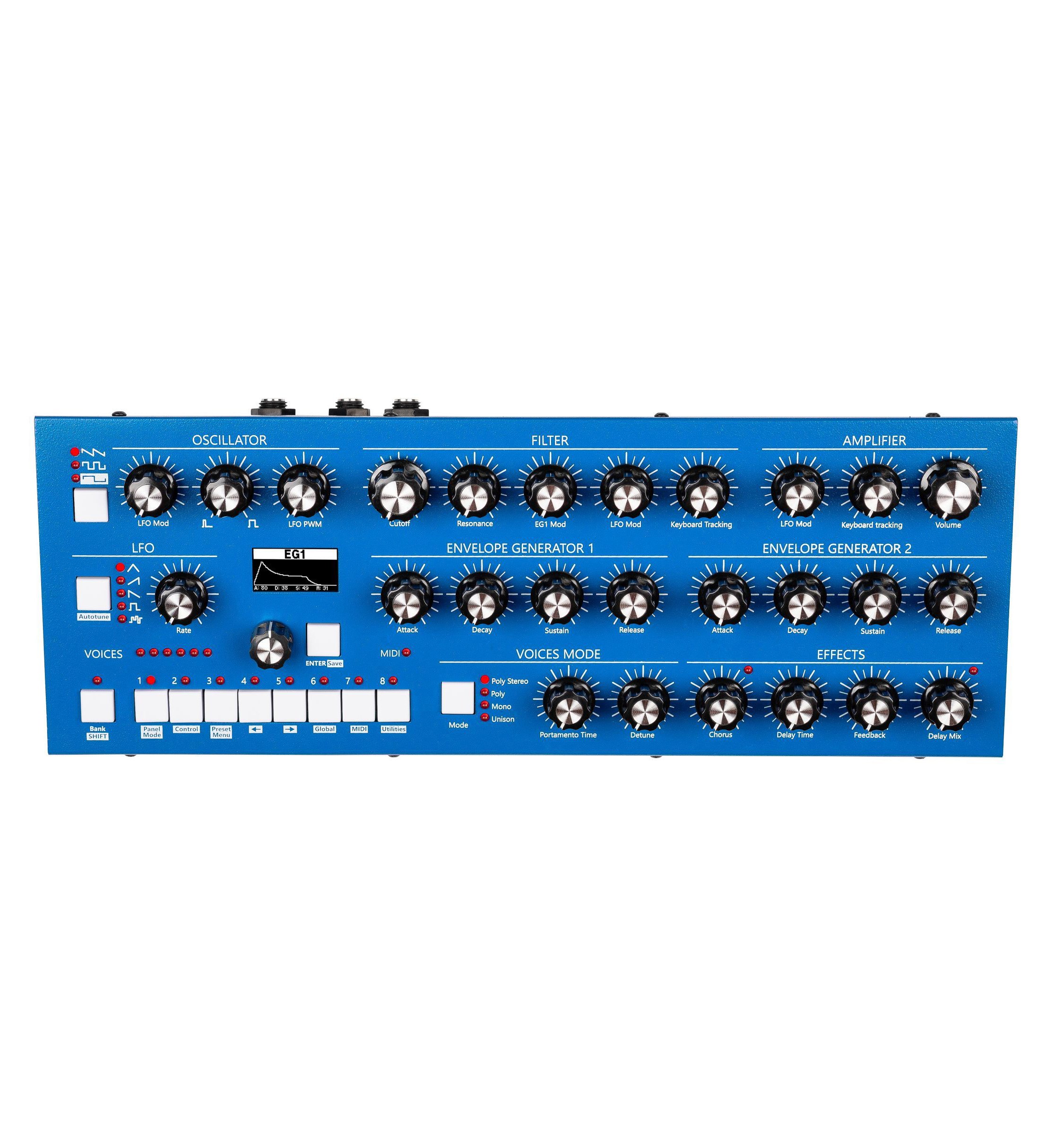 Bree6 Analog Polyphonic Synthesizer (Blue) — GS Music
